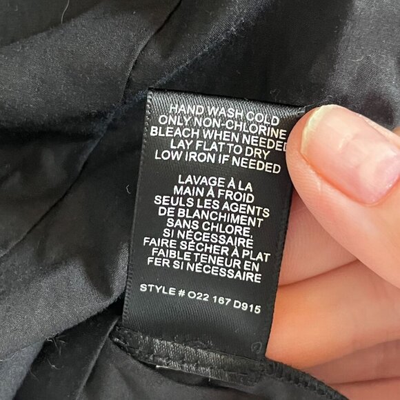 Rebecca Taylor Applique Lace Long Sleeve Poplin Dress Size 0 NWT Black - Picture 12 of 12